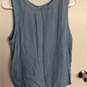 Blu Pepper Light Blue Tank Top
